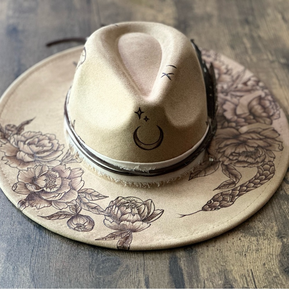 Burned hat